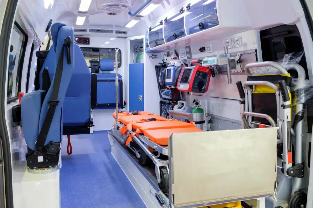 Ambulance interieur