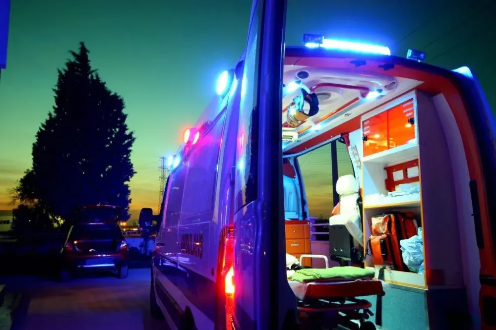 Ambulance ouverte